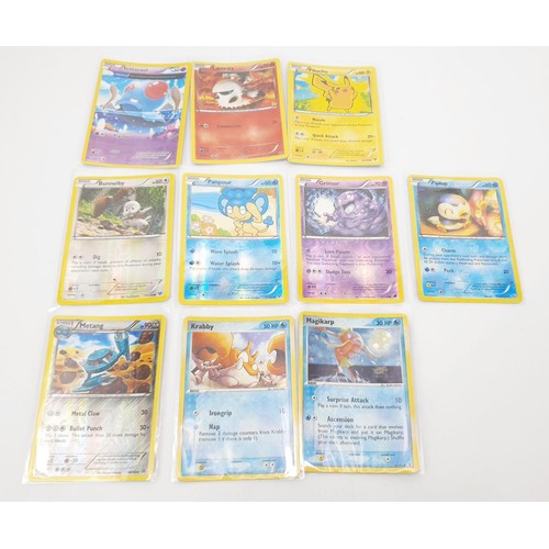 275 - A box of Pokemon cards, mainly Holos and Reverse Holos in top load sleeves. UK shipping £14.