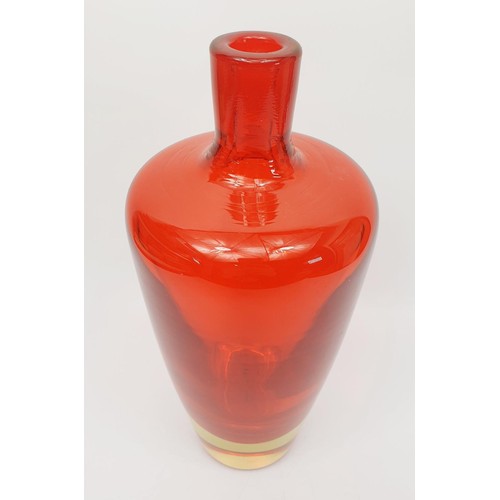 326 - A vintage Art Glass vase, height 10.5