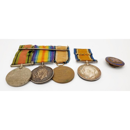 39 - Two World War I 1914-1918 medals, one relating to 71279 Pte. J. Mahar. SCO. RIF., the other relating... 