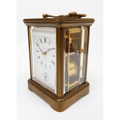 42 - A Matthew Norman of London carriage clock, height 5.5