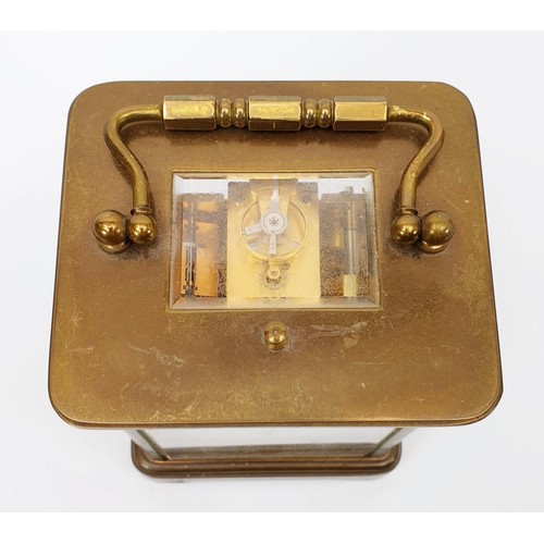 42 - A Matthew Norman of London carriage clock, height 5.5