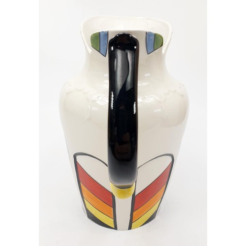 57 - A Lorna Bailey limited edition jug, numbered 1 of 3 and signed to the base, height 7.75