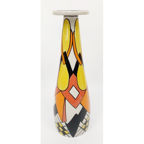 61 - A Lorna Bailey limited edition vase, numbered 37 of 50 and signed to the base, height 12