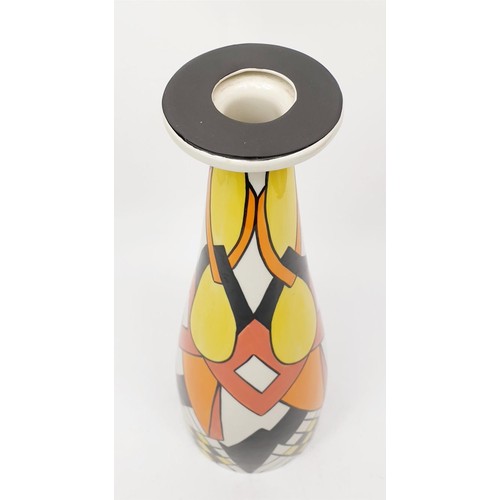 61 - A Lorna Bailey limited edition vase, numbered 37 of 50 and signed to the base, height 12