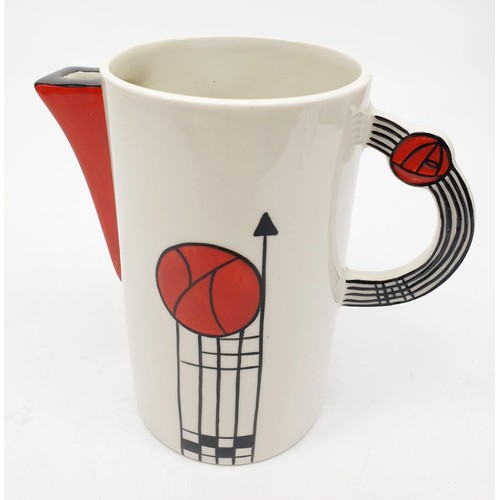 69 - A Lorna Bailey limited edition Mackintosh style jug, numbered 2 o 2 signed to the base, height 5