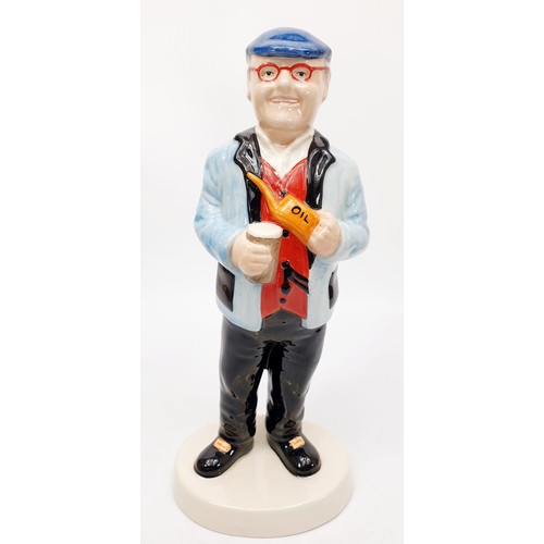 73 - A Lorna Bailey colourway prototype figure of Fred Dibnah signed to the base, height 10.25