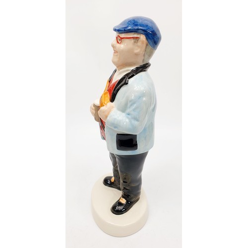 73 - A Lorna Bailey colourway prototype figure of Fred Dibnah signed to the base, height 10.25