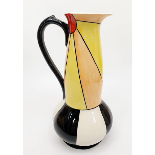 76 - A limited edition Lorna Bailey jug, numbered 2 of 2 and signed to the base, height 9.25