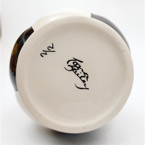 76 - A limited edition Lorna Bailey jug, numbered 2 of 2 and signed to the base, height 9.25