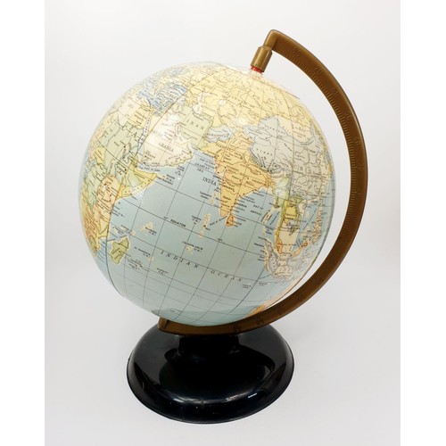 84 - A 1960s inflatable New Standard College Globe, height 14.5