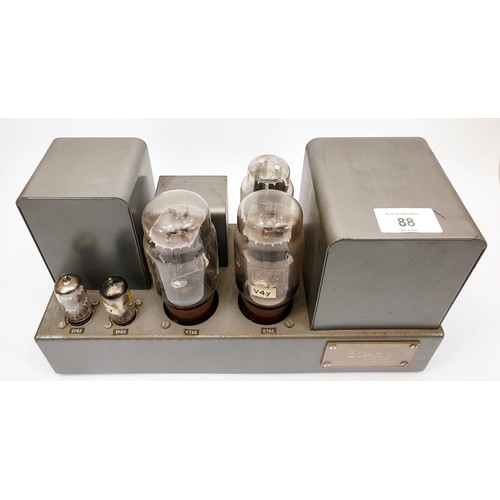 88 - A vintage The Quad II valve amplifier by The Acoustical Manufacturing Co. Ltd. of Huntingdon, width ... 