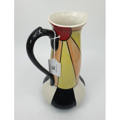 76 - A limited edition Lorna Bailey jug, numbered 2 of 2 and signed to the base, height 9.25