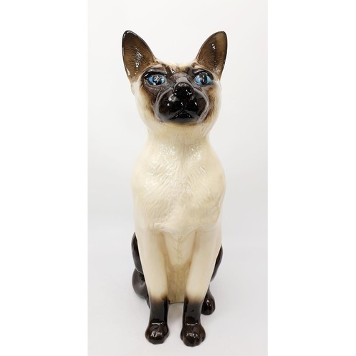 139 - A Beswick model of a Siamese cat, 2139, height 13.5