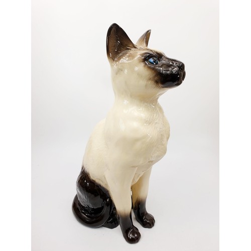 139 - A Beswick model of a Siamese cat, 2139, height 13.5