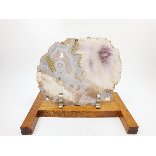 145 - A large slice of a geode, width 8