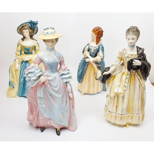 157 - A set of four boxed Royal Doulton Gainsborough Ladies Collection: HM3007, HM3008, HM3010 and HM3009,... 