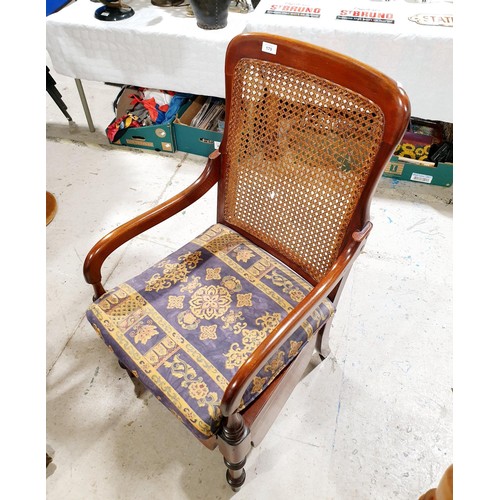 179 - An antique mahogany commode, A/F. No shipping. Arrange collection or your own packer and shipper, pl... 