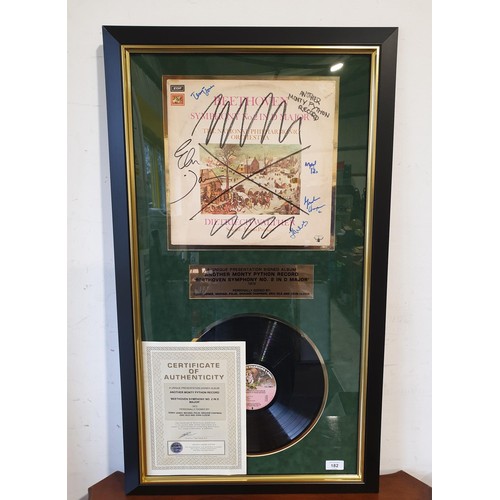 182 - A framed LP 