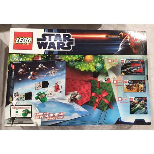 185 - A sealed Lego Star Wars 2012 Advent Calendar 9509. UK shipping £14.