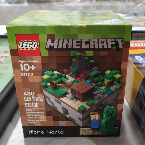 192 - A sealed Lego Minecraft Microworld 21102. UK shipping £14.