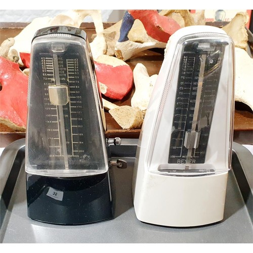 35 - Two vintage metronomes. UK shipping £14.