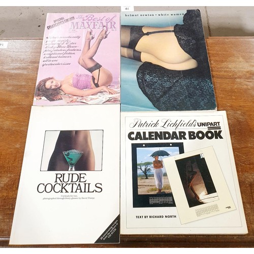 44 - A selection of erotic books: Patrick Litchfield's 