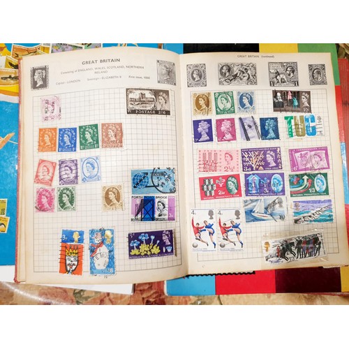 72 - Stamp albums. UK shipping £14.