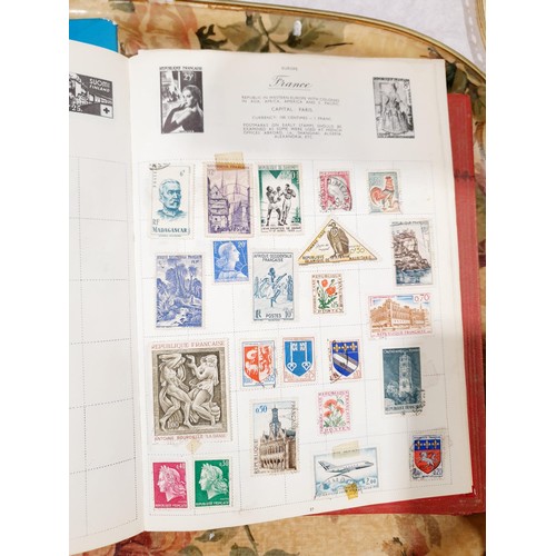 72 - Stamp albums. UK shipping £14.