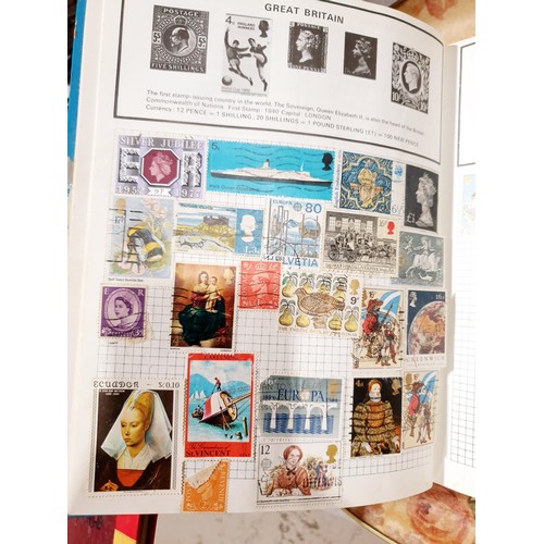 72 - Stamp albums. UK shipping £14.