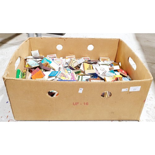 84 - A box of matchboxes and books. No shipping. Arrange collection or your own packer and shipper, pleas... 