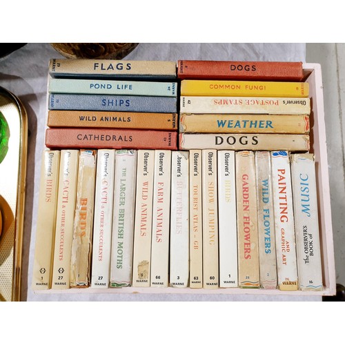 112 - A selection of vintage Observer's books. UK shipping £14.