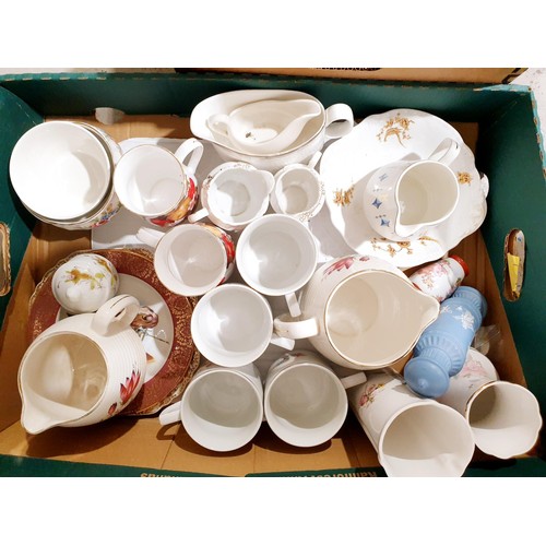 134 - Two boxes of glass, china and assorted. No shipping. Arrange collection or your own packer and shipp... 