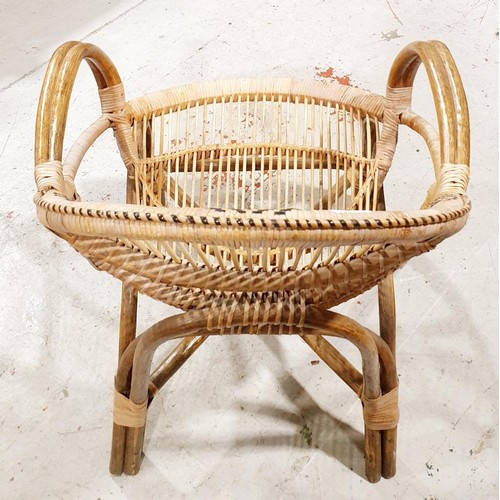 142 - A vintage cane work chair. No shipping. Arrange collection or your own packer and shipper, please. E... 