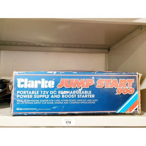 174 - A Clarke Jump Start 900. No shipping. Arrange collection or your own packer and shipper, please. Ele... 