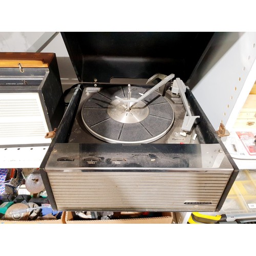 181 - A vintage Dynatron model 1000 record player together with a vintage Cordova stereo unit. No shipping... 