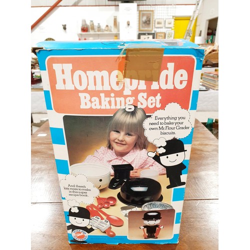 214 - A vintage boxed Home Pride baking set together with one other. UK shipping £14.