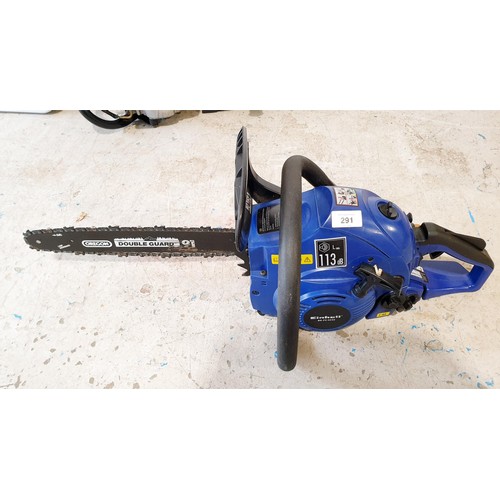 291 - An Einhell BG-PC4040 petrol chain saw. No shipping. Arrange collection or your own packer and shippe... 