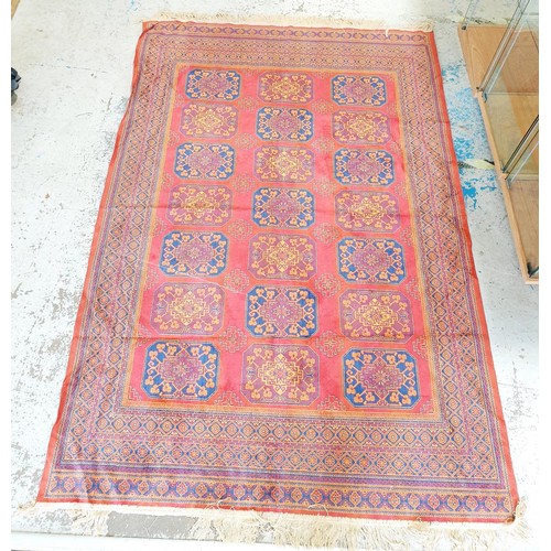 293 - A Chinese style rug, 82.5