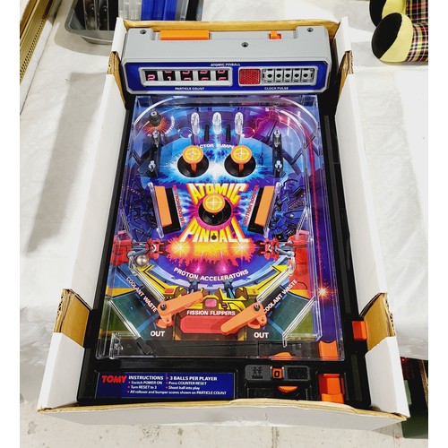 217 - A boxed Tomy Atomic pinball and a Corgi Luggers truck. UK shipping £14.