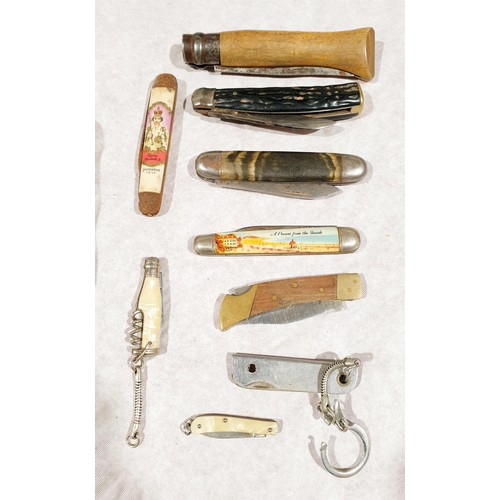 81 - A selection of vintage penknives. UK shipping £14.