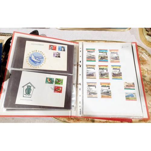 83 - Stamp albums. UK shipping £14.