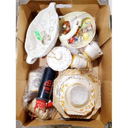 107 - Hand painted Crown Devon ceramics and assorted. No shipping. Arrange collection or your own packer a... 