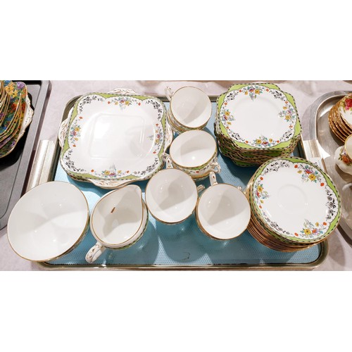 162 - A Grafton part tea service. No shipping. Arrange collection or your own packer and shipper, please. ... 