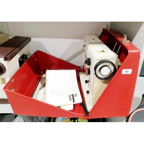 190 - A Bernina Record sewing machine. No shipping. Arrange collection or your own packer and shipper, ple... 