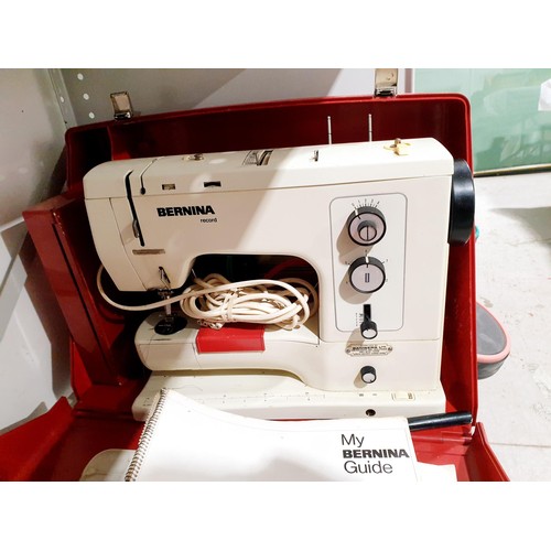 190 - A Bernina Record sewing machine. No shipping. Arrange collection or your own packer and shipper, ple... 