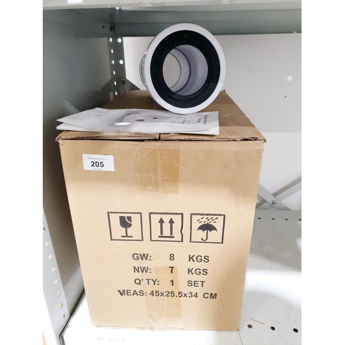 205 - A new in box adaptable waste pump for a toilet. No shipping. Arrange collection or your own packer a... 