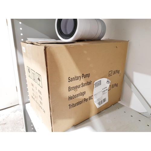 205 - A new in box adaptable waste pump for a toilet. No shipping. Arrange collection or your own packer a... 