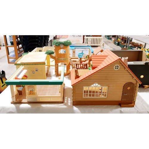 216 - A selection of Sylvannian Families buildings. No shipping. Arrange collection or your own packer and... 