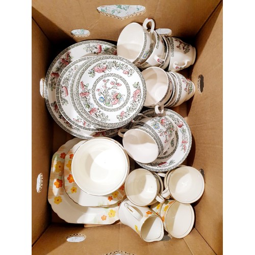 234 - Hand painted Phoenix ware tea ware together with Indian Tree pattern tea and dinnerware. No shipping... 