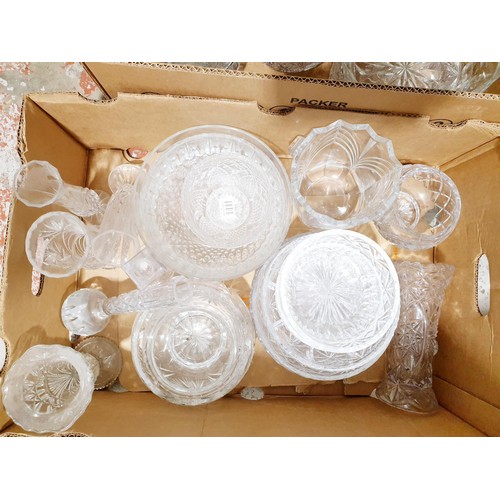 235 - Two boxes of glassware. No shipping. Arrange collection or your own packer and shipper, please. Elec... 